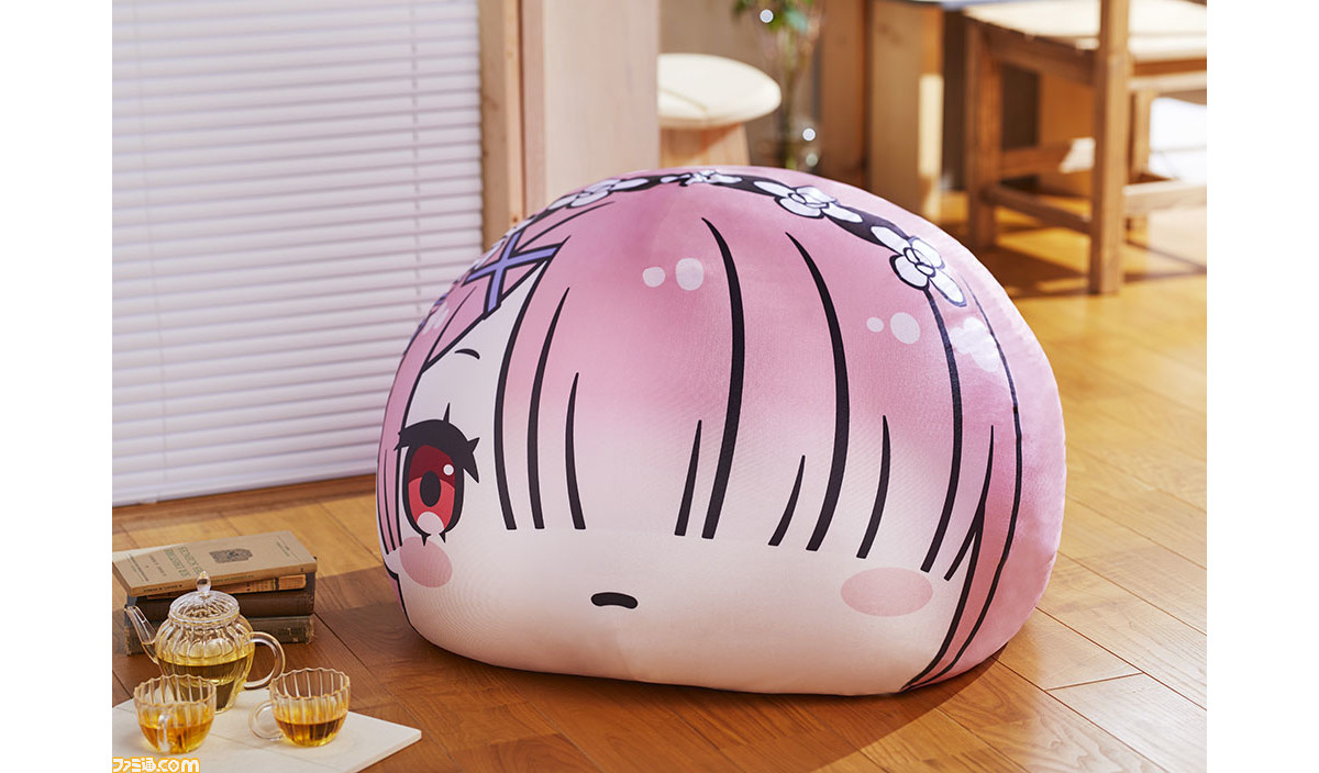 リゼロ』ラム“びっぐもちぷちまるっこソファクッション”が予約受付中