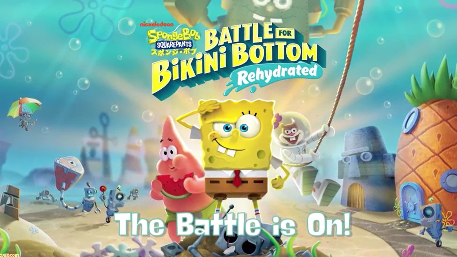 スポンジ ボブ Battle For Bikini Bottom Rehydrated 本日発売 アニメと同じ声優による日本語吹き替えで楽しめる ファミ通 Com