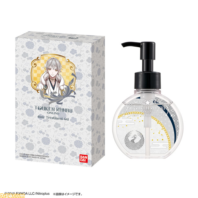 『刀剣乱舞-ONLINE-』刀剣男士モチーフのヘアトリートメントオイルが登場、鶴丸国永は鈴蘭、山姥切国広は柚子、乱藤四郎は桃の香り_03