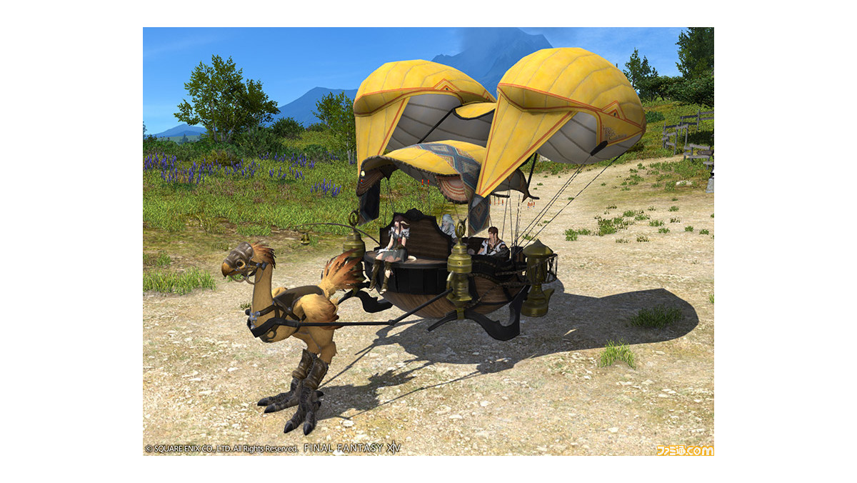 FF14』4人乗りマウント“チョコボキャリッジ”やコスチュームなど FF14』4人乗りマウント“チョコボキャリッジ”やコスチュームなど