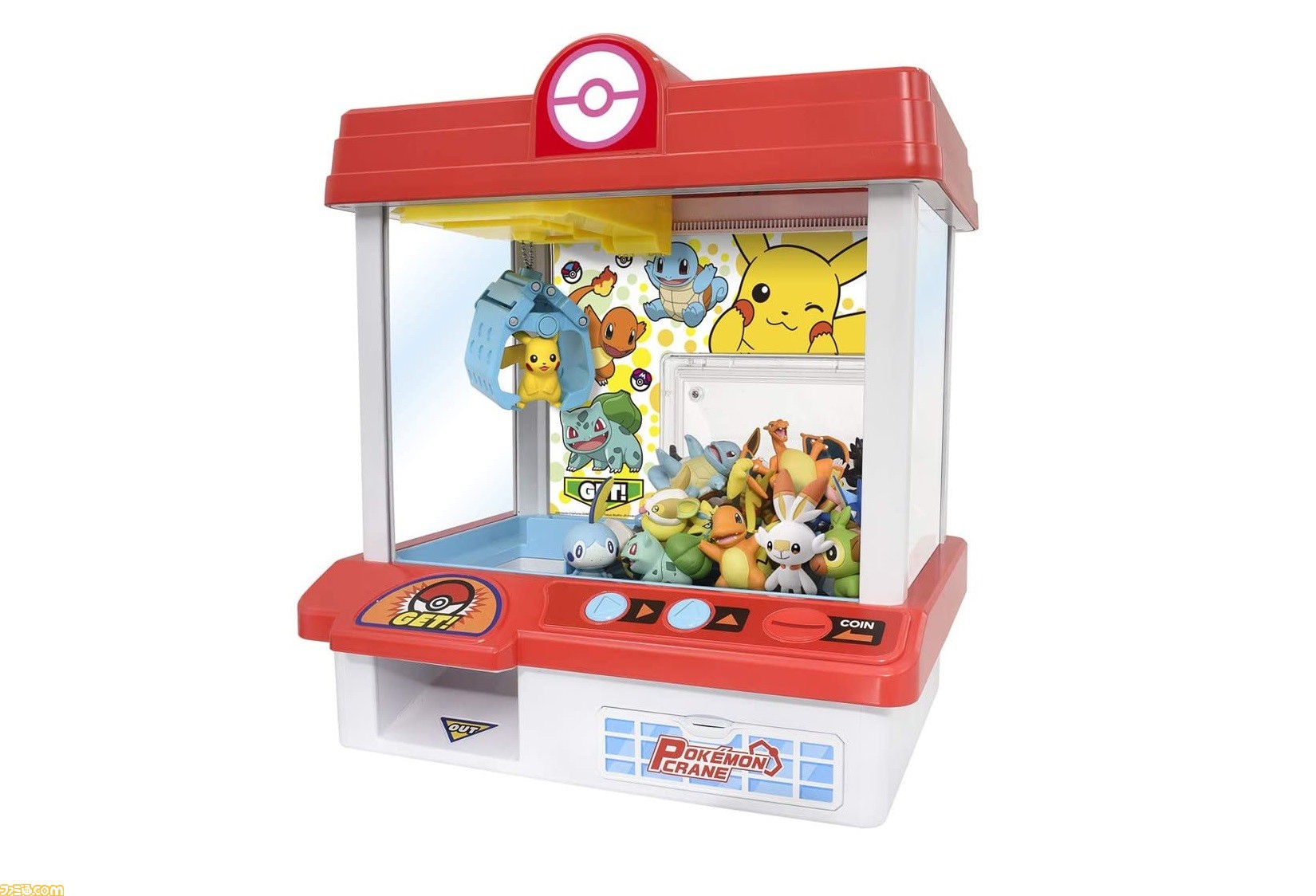 ポケモンクレーン 立体図鑑フィギュア モンコレ で遊べるクレーンゲームホビーが10月10日発売 ピカチュウとリザードンのモンコレも付属 ファミ通 Com