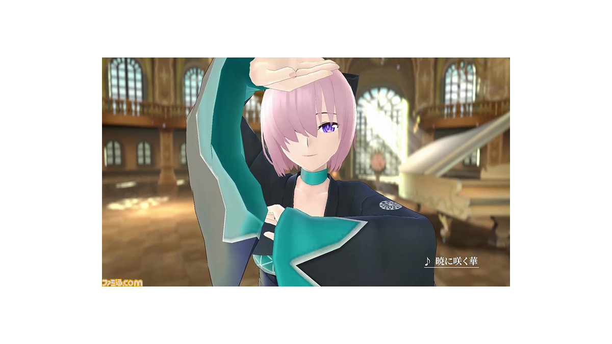 FGOワルツ】沖田総司をモチーフにしたマシュの衣装と新曲『暁に