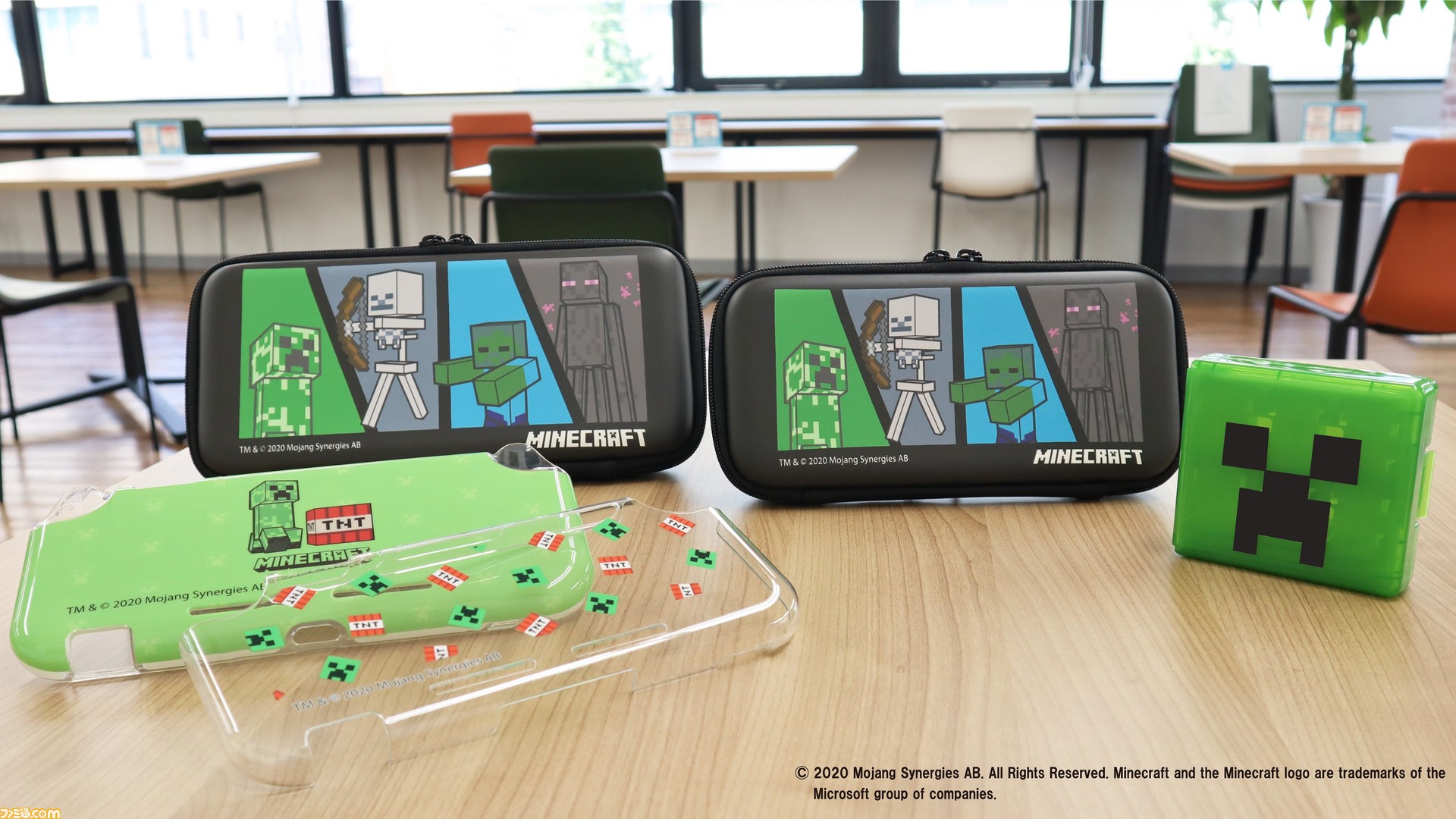 マインクラフト のswitch用ポーチやカードケースなど10月2日に発売 クリーパーやエンダーマンなどが描かれた全5種類 ファミ通 Com マインクラフト のswitch用ポーチやカードケースなど10月2日に発売 クリーパーやエンダーマンなどが描かれた全5種類 ファミ通 Com
