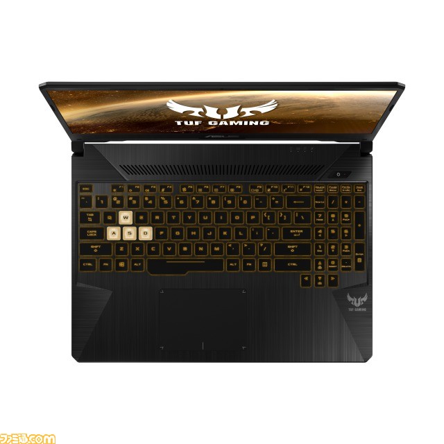 ASUS TUF Gaming FX505DT”発売。ミリタリー級にタフなゲーミングノート 