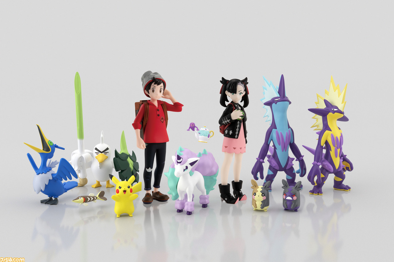 ポケモン剣盾 ガラル地方第2弾の1 スケールフィギュアが21年1月発売 男主人公 マサル マリィ モルペコなど12種がラインアップ ゲーム エンタメ最新情報のファミ通 Com