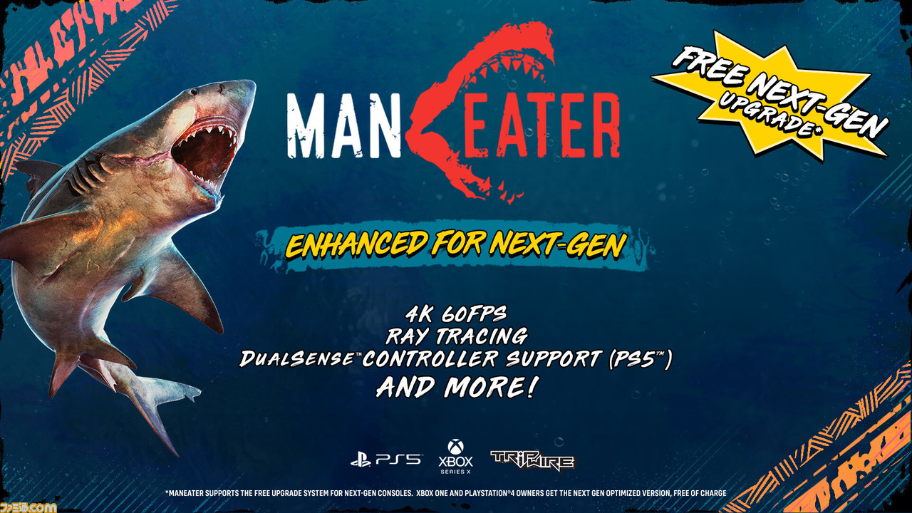 サメになって暴れまわるアクションrpg Maneater の世界累計販売数が100万本を突破 次世代機向けのアップグレードもアナウンス ゲーム エンタメ最新情報のファミ通 Com