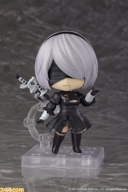 『ニーア オートマタ』の2B(ヨルハ二号B型)がねんどろいどに。9月29日より予約開始