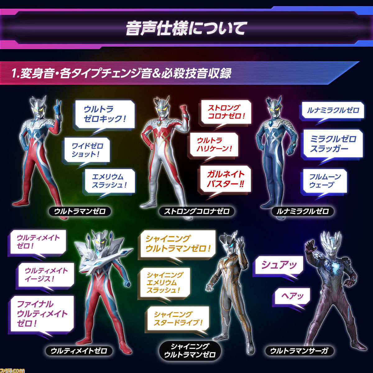 ウルトラマンゼロ の ウルティメイトブレスレット が実際に着用できる1 1サイズで商品化 2次予約を実施中 宮野真守さんの台詞を100種以上収録 ファミ通 Com