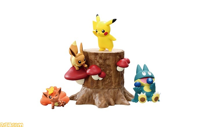 ポケモン ピカチュウやゲッコウガが紅葉で色づく木を楽しむ様子を立体化 集めて1本の木にすることも ファミ通 Com