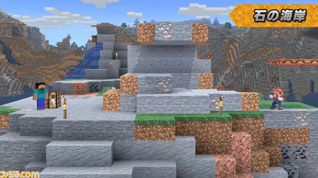 『スマブラSP』、『マイクラ』スティーブ/アレックス10月14日配信決定。採掘&クラフトで道具を作りながら戦うファイター