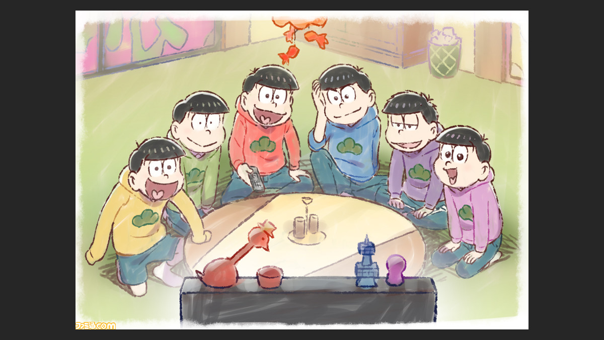 アニメ おそ松さん 第3期本日放送 6つ子たちが全裸待機する描き下ろしビジュアルが公開 ファミ通 Com