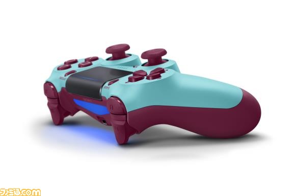 PS4 ワイヤレスコントローラー DUALSHOCK4 ベリーブルー　ゲオ限定