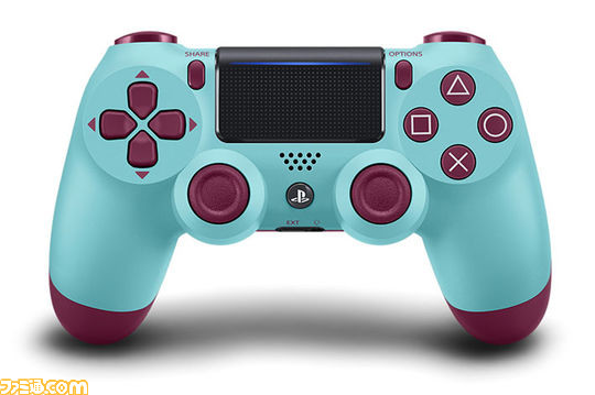 PS4 ワイヤレス コントローラー　dualshock4 ベリーブルー　ゲオ限定