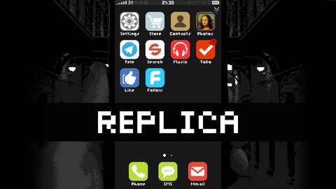 『Replica(レプリカ)』がSwitch向けに配信開始。他人の携帯電話を覗き見ることでストーリーが進んでいくアドベンチャーゲーム