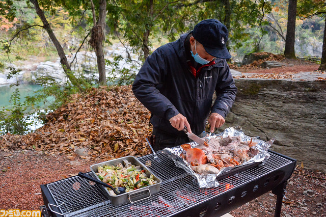 『Outward』のサバイバル生活をNo密で濃密に体験するメディアツアーの模様をリポート。狩り、火起こし、採集、そしてゲームプレイ、締めはBBQ