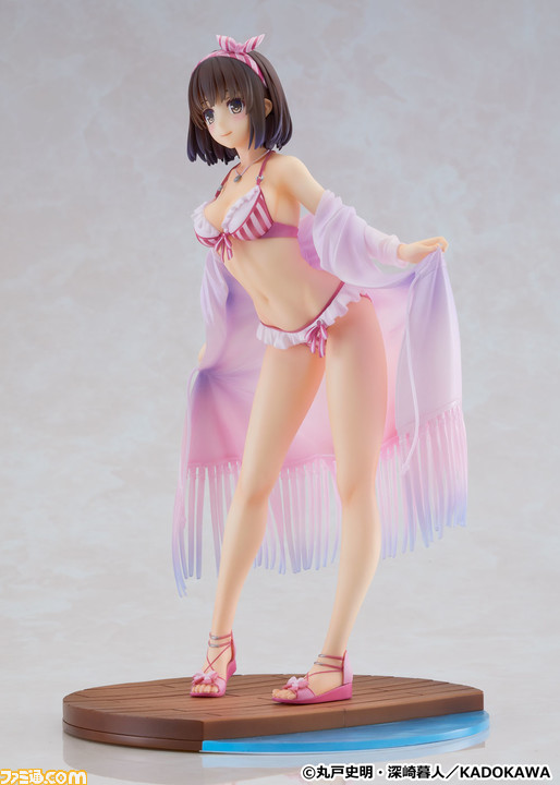 冴えカノ 深崎暮人氏が描き下ろした水着姿の加藤恵がフィギュア化 本日11 17より予約受付がスタート ファミ通 Com 冴えカノ 深崎暮人氏が描き下ろした水着姿の加藤恵がフィギュア化 本日11 17より予約受付がスタート ファミ通 Com