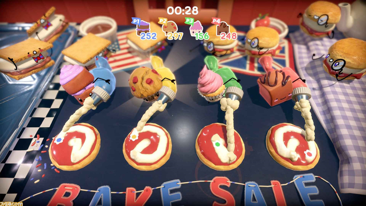 Switch Ps4 ケーキバッシュ 配信開始 誰がいちばんおいしいお菓子になれるか競い合う最大4人プレイ可能なパーティーゲーム ゲーム エンタメ最新情報のファミ通 Com