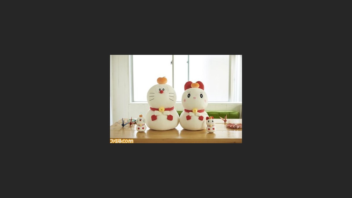 ドラえもん ドラミの真っ白な鏡餅グッズが本日 12 11 より発売 もっちもちの手触りが堪らないクッション マスコットで登場 ファミ通 Com