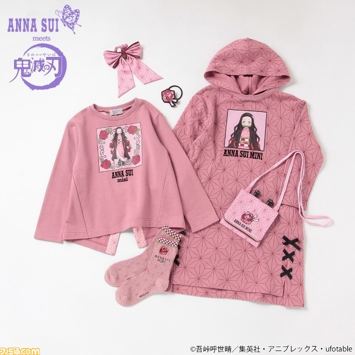 鬼滅の刃 と Anna Sui が共同でコレクション展開 蝶や薔薇モチーフのバッグ タイツ アクセサリーなど全48アイテムで 禰豆子と胡蝶姉妹をイメージ ゲーム エンタメ最新情報のファミ通 Com