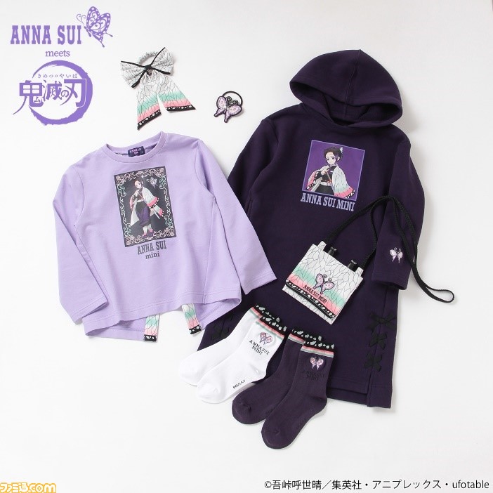 鬼滅の刃 ANNA SUI コラボ バッグ 胡蝶しのぶ 胡蝶姉妹 www ...