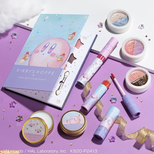 『星のカービィ』一番コフレ“KIRBY’S HOPPE ～star gift collection～”が本日（12月25日）発売。ふわふわかわいいコンパクトやルージュに要注目