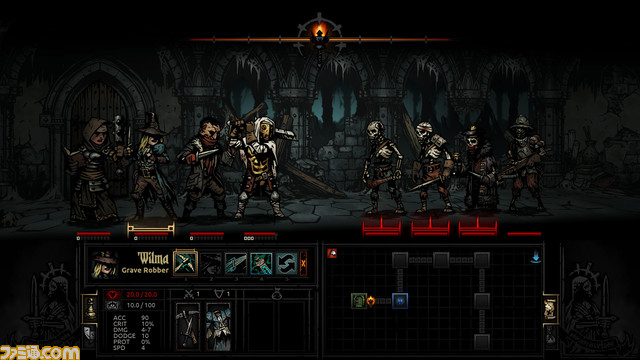 Epic Gamesストア、『ダーケストダンジョン』無料配布を12月27日1時まで実施。ゴシックなローグライクRPG最大の敵は“ストレス”