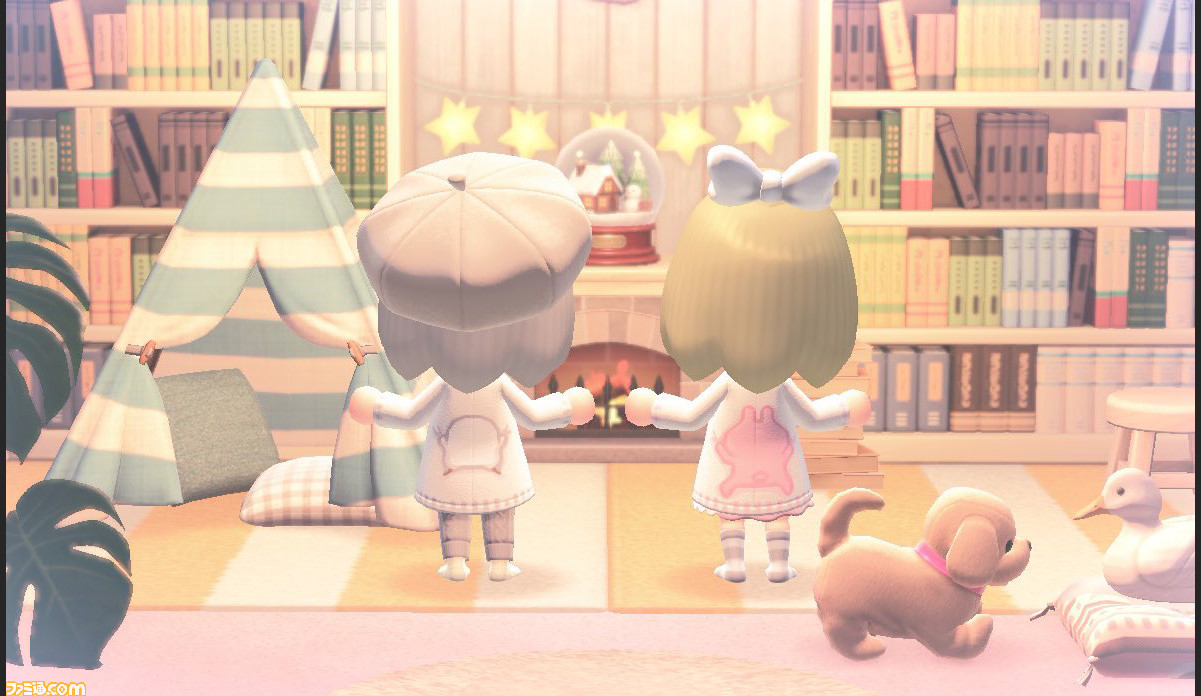 あつ森 イラストレーター カナヘイ氏が新作マイデザインを公開 ピスケ うさぎ が背中にしがみついたルームウェア あつまれ どうぶつの森 ゲーム エンタメ最新情報のファミ通 Com