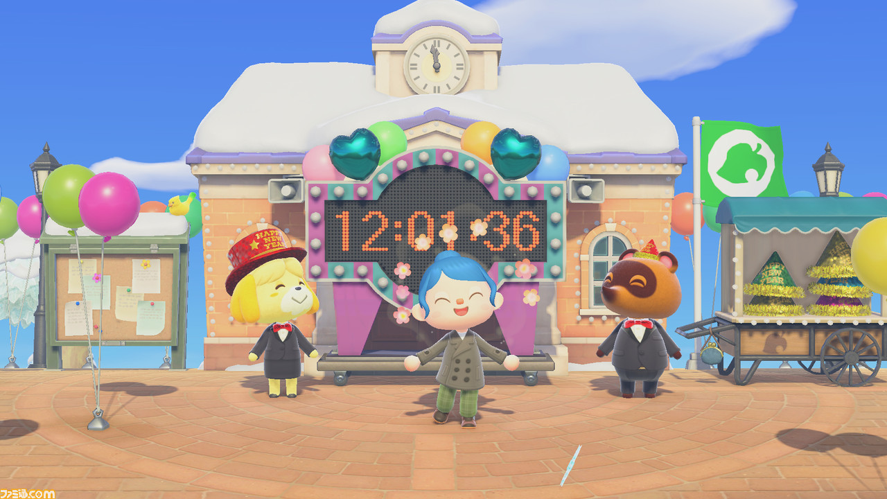 あつ森 カウントダウンイベント開催 大晦日の年越しは島の住民と あつまれ どうぶつの森 ファミ通 Com