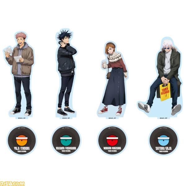 呪術廻戦』×タワレコのコラボキャンペーンが1月19日より開催。アクリル 呪術廻戦』×タワレコのコラボキャンペーンが1月19日より開催。アクリル