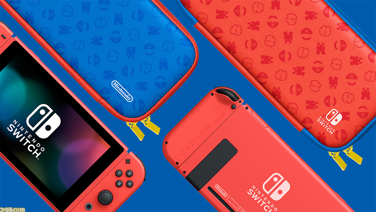 Nintendo Switch新色“マリオレッド×ブルー セット”2月12日発売決定