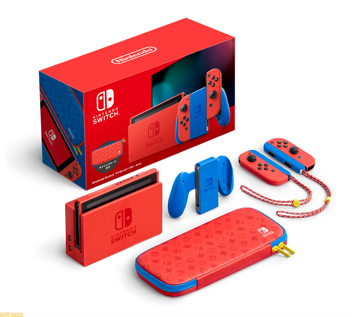 【新品】Nintendo Switch 本体 ブルー レッド 新型 スイッチ