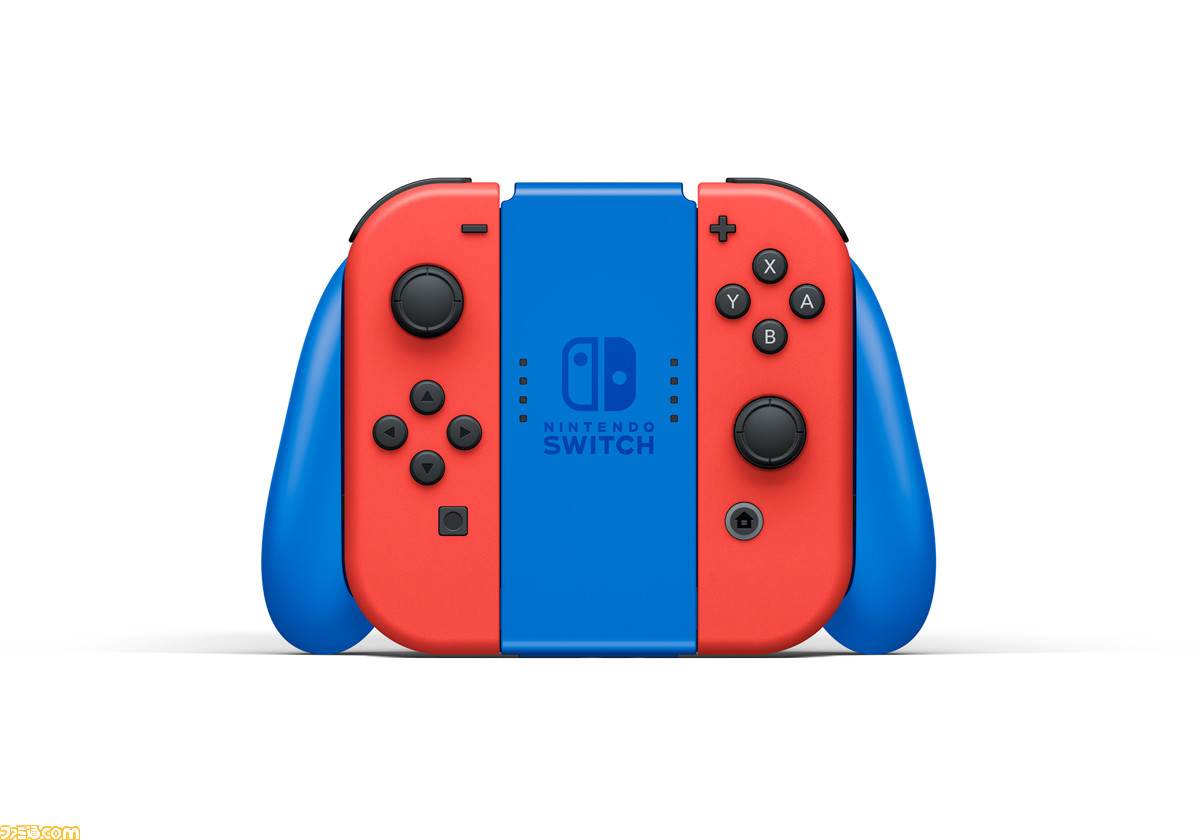 Nintendo Switch新色“マリオレッド×ブルー セット”2月12日発売決定。本体部分が赤になった、初の本体カラー変更モデル