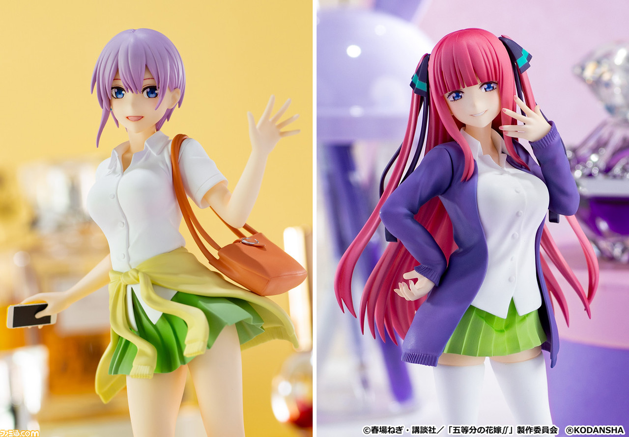 五等分の花嫁∬』中野一花と中野二乃がお手頃価格のフィギュアシリーズ