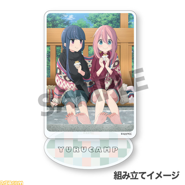 『ゆるキャン△』ミニ色紙、B2タペストリー、パスケースなどグッズ商品が予約受付中。ホットサンドメーカーの再販予約も