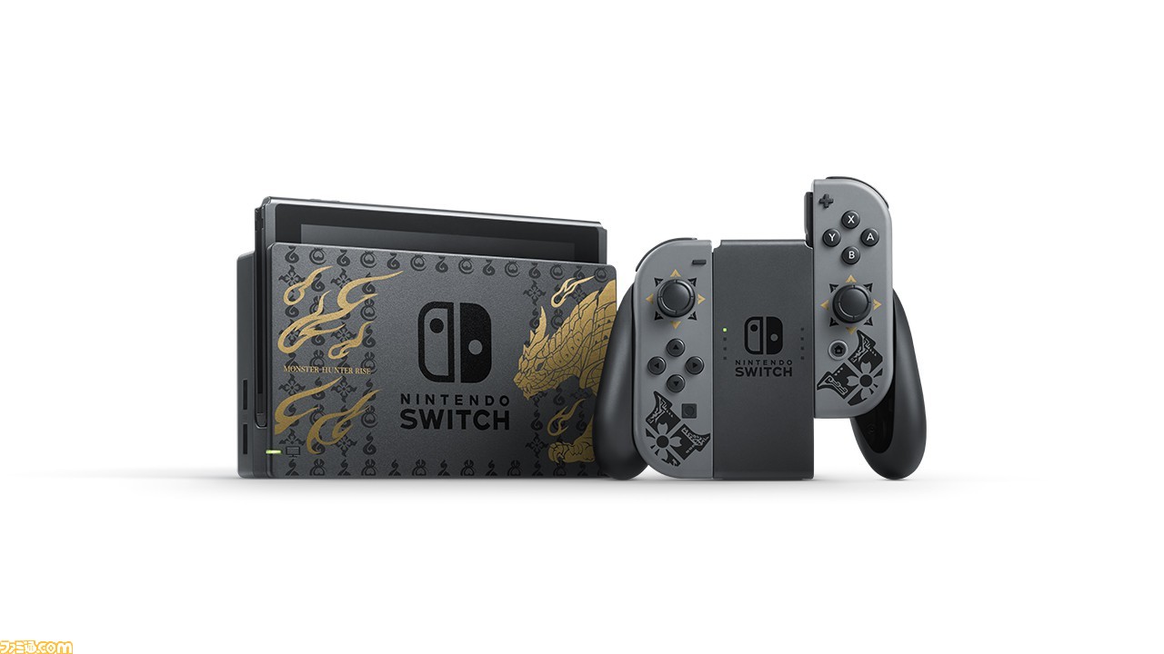 【新品】Switch Proコントローラー モンスターハンターライズ