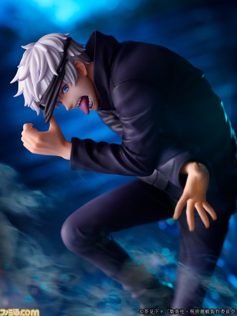 『呪術廻戦』五条悟1/7スケールフィギュアの予約受付がスタート。目隠しの奥に光る瞳と表情が妖しげな魅力を醸し出す