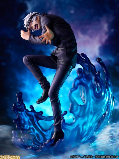 『呪術廻戦』五条悟1/7スケールフィギュアの予約受付がスタート。目隠しの奥に光る瞳と表情が妖しげな魅力を醸し出す