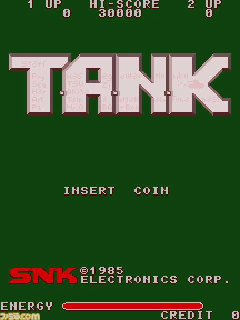 T・A・N・K』『怒 IKARI』など80年代アーケード作品のBGMを収録したSNK 