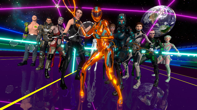 Oculus Quest向けVRテニスゲーム『CYBER TENNIS』