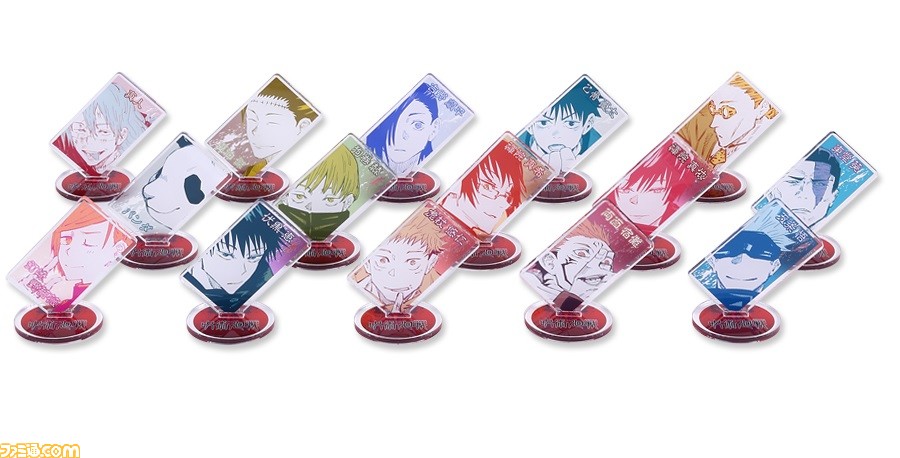 呪術廻戦』アクリルキャラコレクション、オールスター缶バッジ