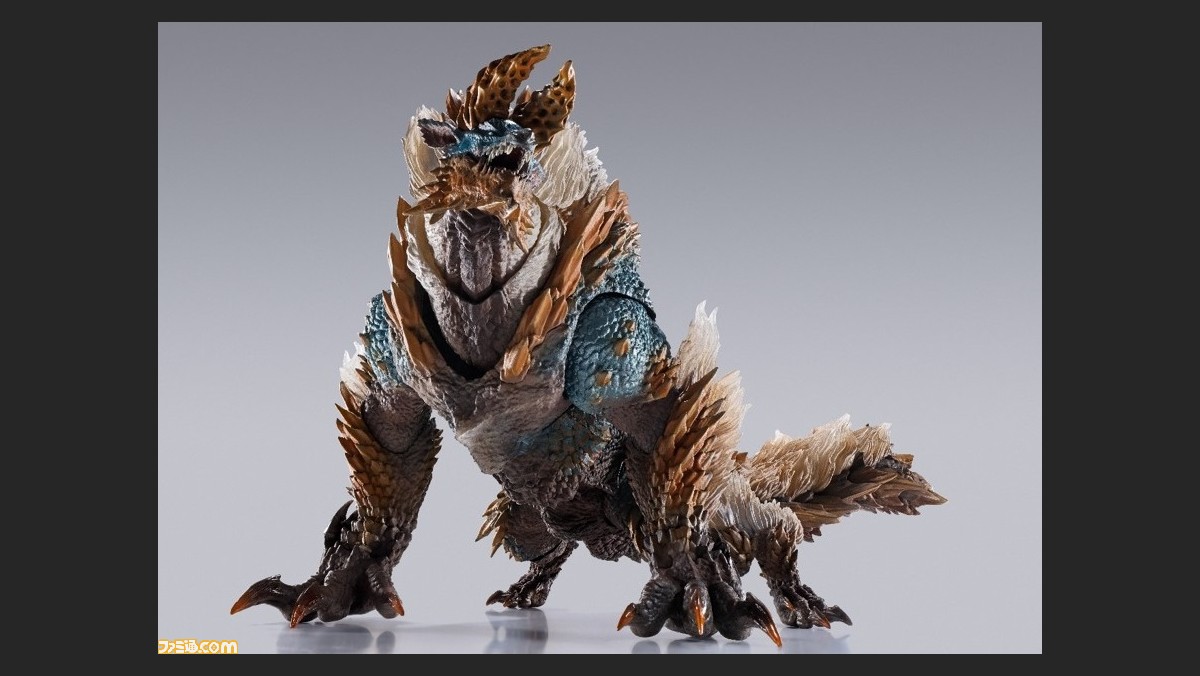モンスターハンター ジンオウガの高クオリティ可動フィギュアが登場 月に向かっての遠吠えも再現可能 ファミ通 Com