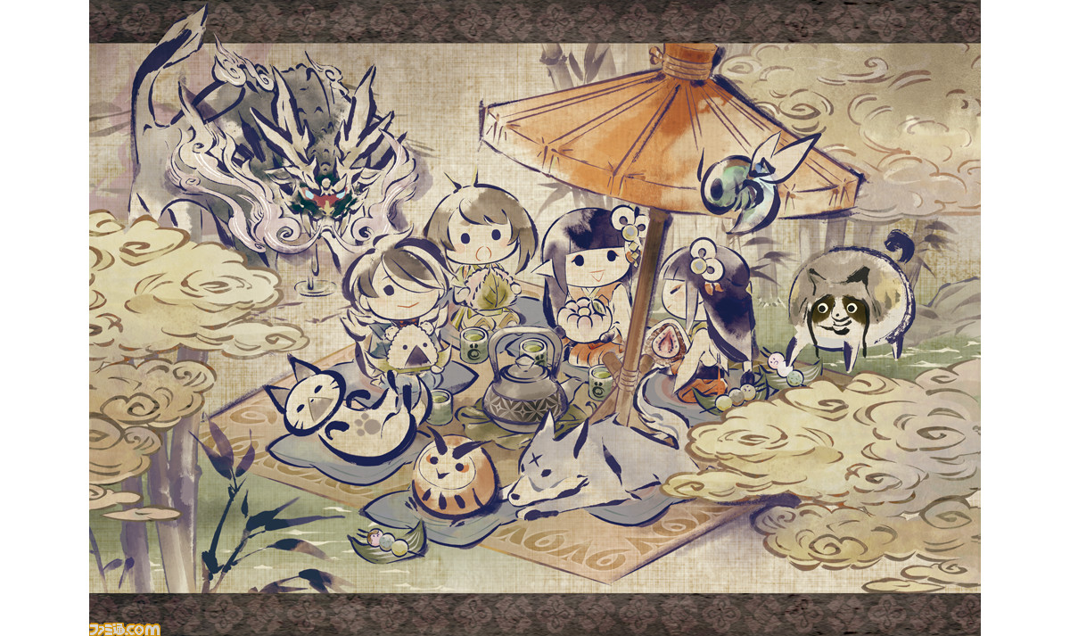 モンスターハンターライズ カプコンカフェ イオンレイクタウン店のコラボ開催が決定 かわいいイラストのメインビジュアルが公開 ファミ通 Com モンスターハンターライズ カプコンカフェ イオンレイクタウン店のコラボ開催が決定 かわいいイラストのメインビジュアルが公開 ファミ通 Com