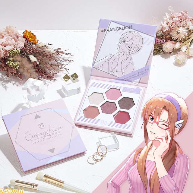 『エヴァンゲリオン』一番コフレが本日3/13発売。アスカ、レイ、マリのメイクパレットなど全6等級、D賞はA.T.フィールド全開でお肌を守るルースパウダー