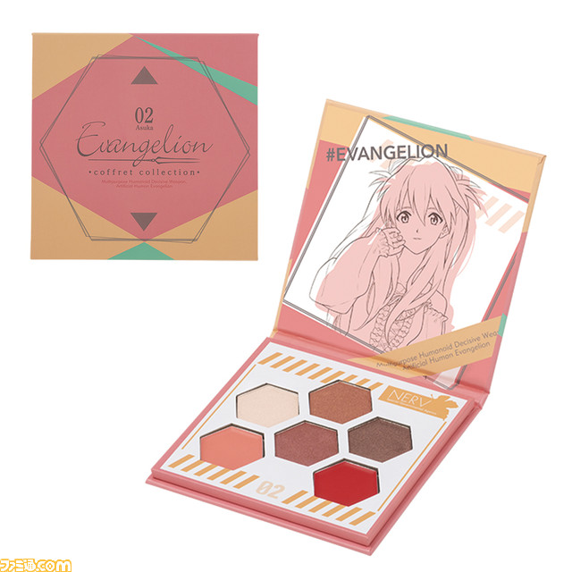 『エヴァンゲリオン』一番コフレが本日3/13発売。アスカ、レイ、マリのメイクパレットなど全6等級、D賞はA.T.フィールド全開でお肌を守るルースパウダー