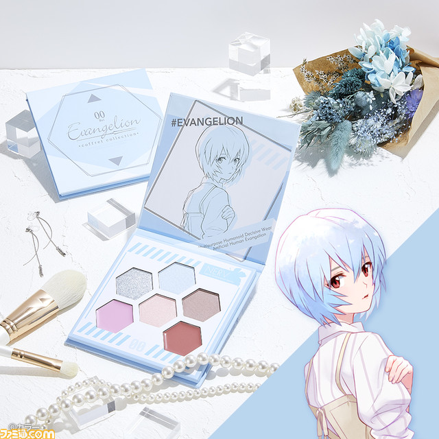 『エヴァンゲリオン』一番コフレが本日3/13発売。アスカ、レイ、マリのメイクパレットなど全6等級、D賞はA.T.フィールド全開でお肌を守るルースパウダー
