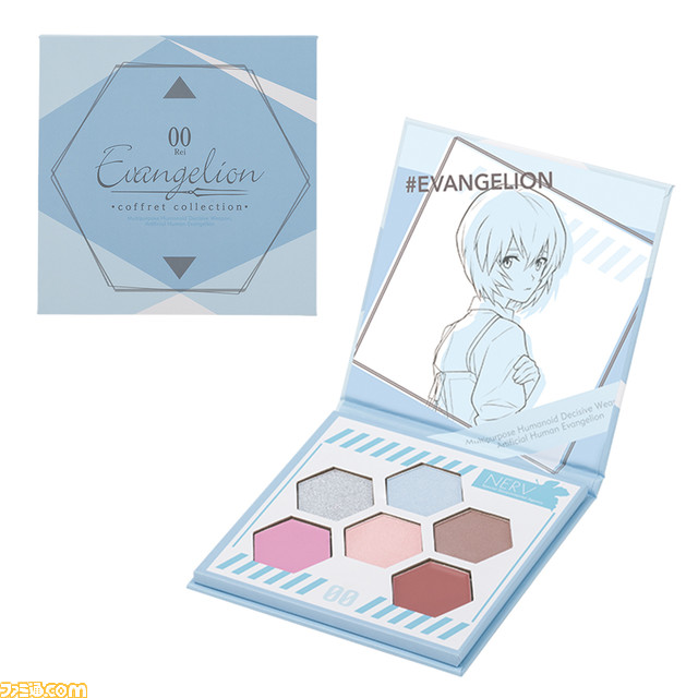 『エヴァンゲリオン』一番コフレが本日3/13発売。アスカ、レイ、マリのメイクパレットなど全6等級、D賞はA.T.フィールド全開でお肌を守るルースパウダー
