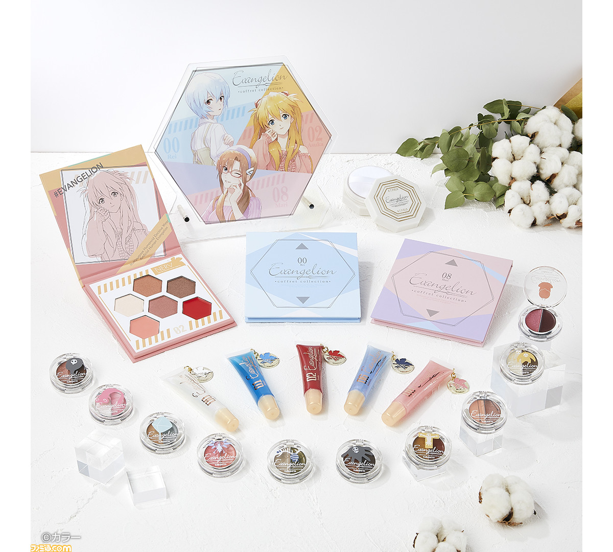 エヴァンゲリオン 一番コフレが本日3 13発売 アスカ レイ マリのメイクパレットなど全6等級 D賞はa T フィールド全開でお肌を守るルースパウダー ゲーム エンタメ最新情報のファミ通 Com