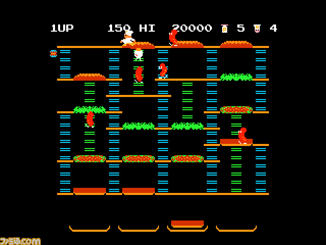 レトロゲーム配信 プロジェクトegg で バーガータイム コンシューマー版 が配信開始 1985年発売のアクションゲーム ファミ通 Com
