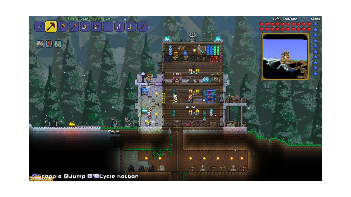 テラリア が全プラットフォーム合計で3500万本突破を発表 昨年3月時点でのデータから500万本上乗せする ファミ通 Com