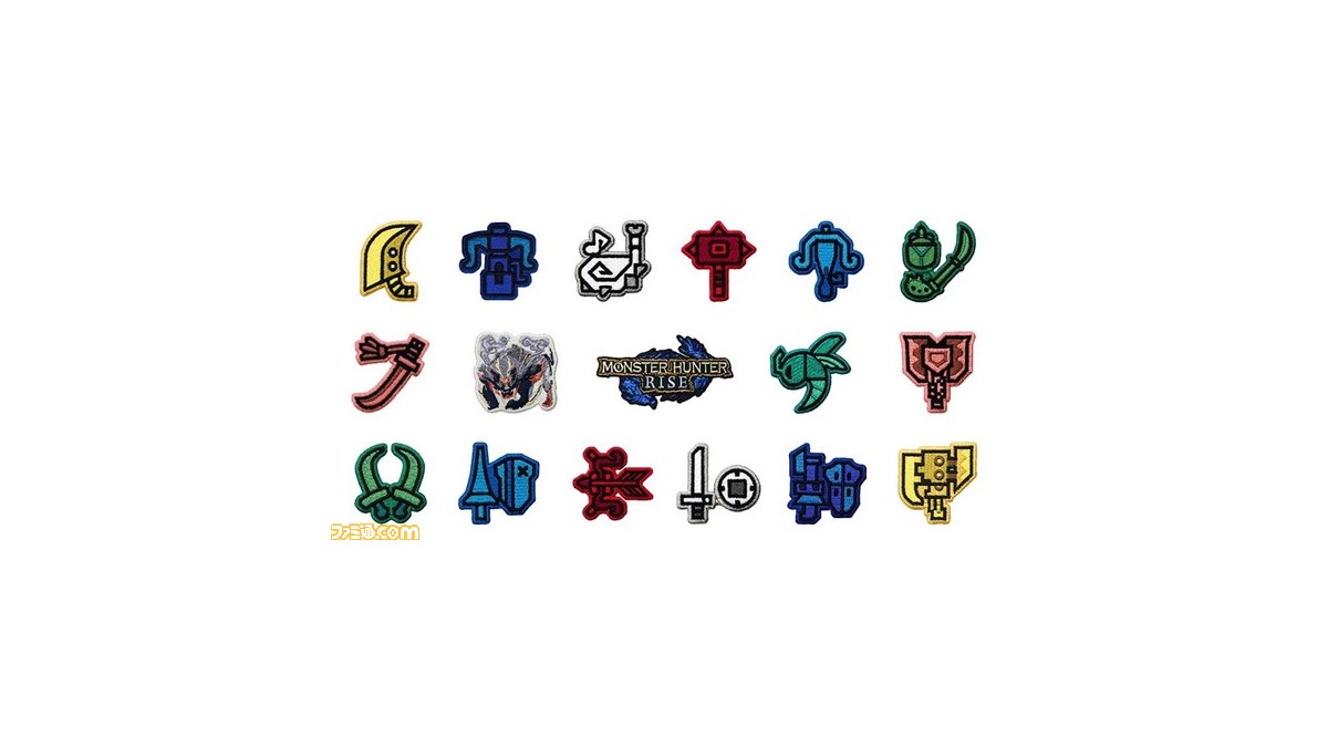 モンハンライズ 刺繍ワッペンが3月26日に発売 ゲームロゴ マガイマガド 武器アイコンなど全17種 ゲーム エンタメ最新情報のファミ通 Com